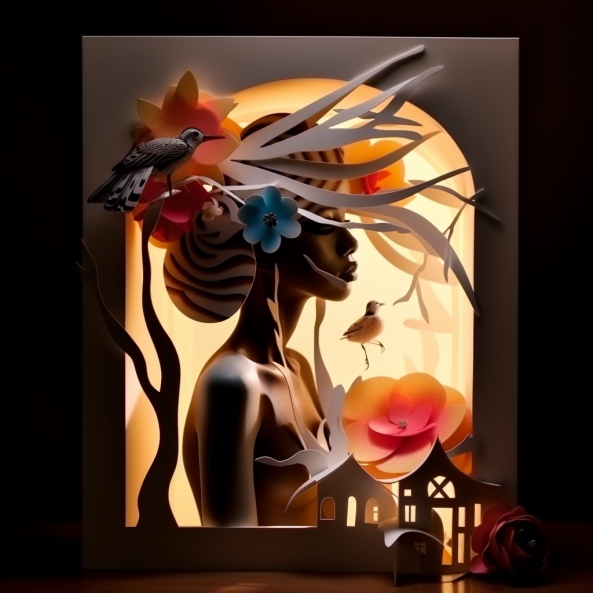 P_rocs_layered_paper_art_diorama_volumetric_lighting_product_ph_75a2a7ec-8e30-47c1-a8a4-5fc59a9a8fbe