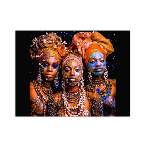 Marassa Trois: A Pearl-Adorned Tribute in Vodou Art - Image 4