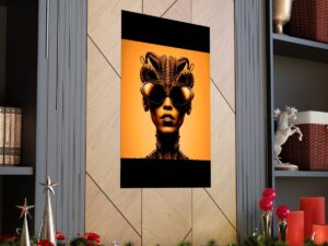 Alien Beauty: A Minimalistic Fashionable Portrait