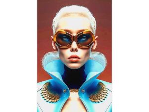 Alien Chic: A Minimalistic Portrait of Extraterrestrial Beauty