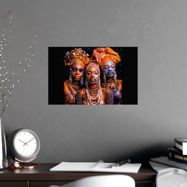 Marassa Trois: A Pearl-Adorned Tribute in Vodou Art - Image 8