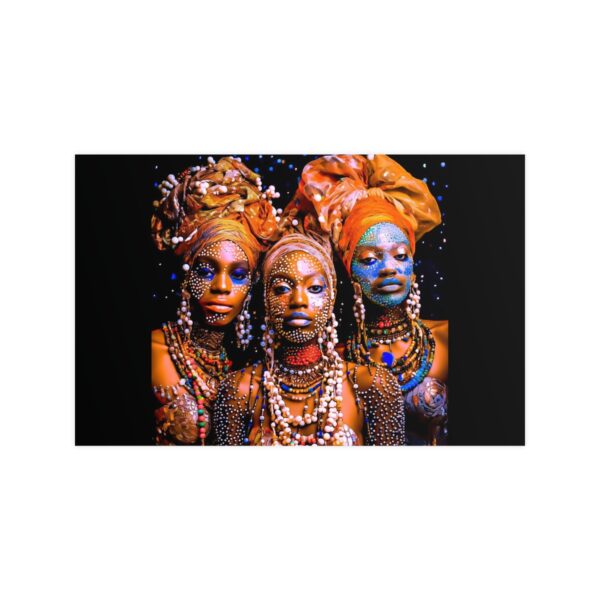 Marassa Trois: A Pearl-Adorned Tribute in Vodou Art - Image 7