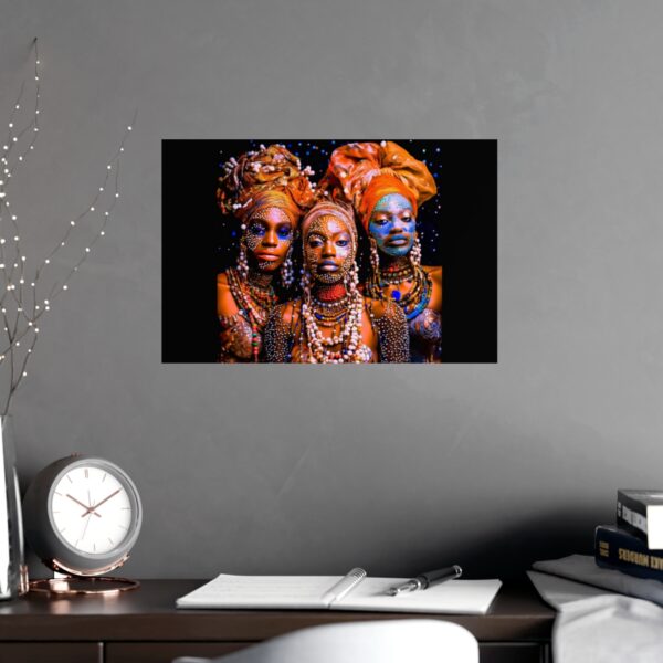 Marassa Trois: A Pearl-Adorned Tribute in Vodou Art - Image 11