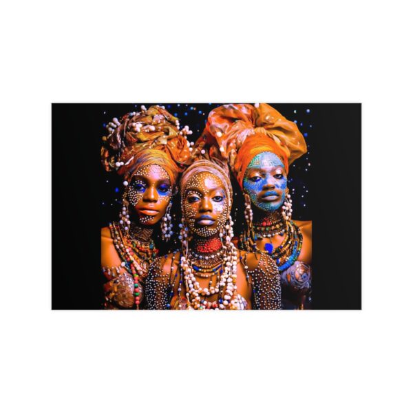 Marassa Trois: A Pearl-Adorned Tribute in Vodou Art - Image 10