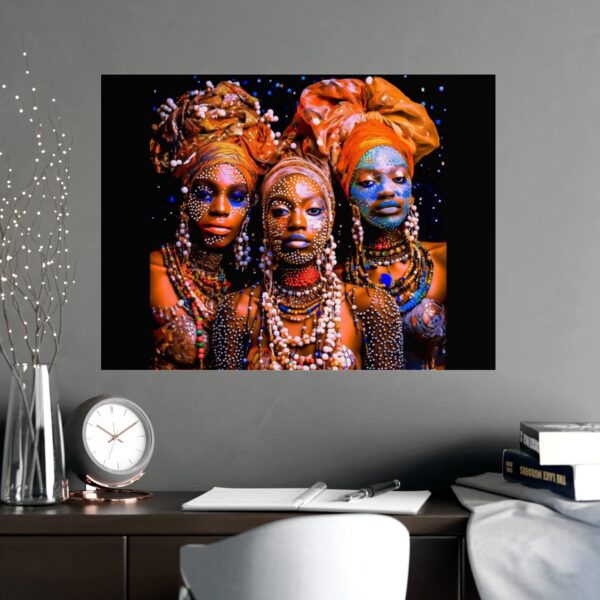 Marassa Trois: A Pearl-Adorned Tribute in Vodou Art - Image 14