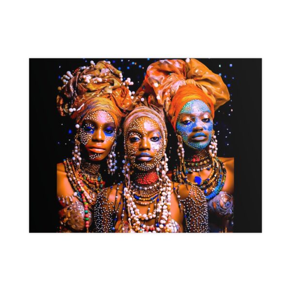 Marassa Trois: A Pearl-Adorned Tribute in Vodou Art - Image 13