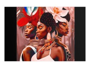 Serenity in Art: A Mélange of Tribal Art and Tropical Beauty