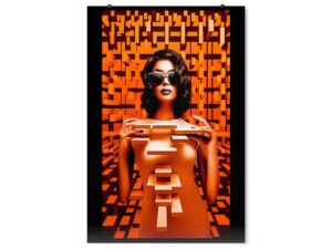 Chic in the Matrix: Optical Odyssey Meets Sunglass Diva