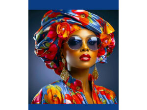 Vivid Vogue: The Black Icon's Ultra-Realistic Pop Odyssey