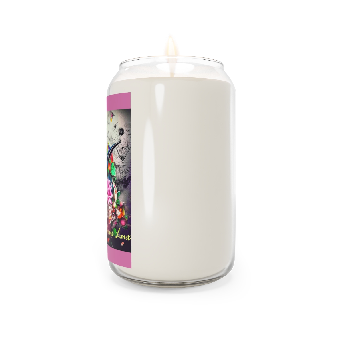 Floral Fervor: Hummingbird Haven Scented Candle, 13.75oz