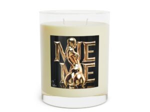Ego Aurum" – Majesty in Gold Scented Candle - Full Glass, 11oz.