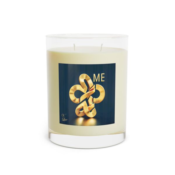 Elegantia Geometrica Scented Candle - Full Glass, 11oz - Image 6