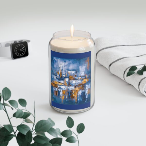 “Gilded Whispers”: A City’s Secrets Unveiled- Scented Candle, 13.75oz - Image 3