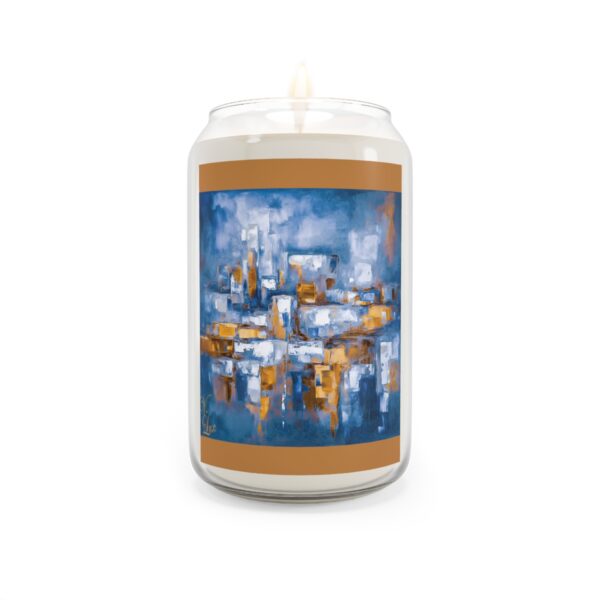 “Gilded Whispers”: A City’s Secrets Unveiled- Scented Candle, 13.75oz - Image 5