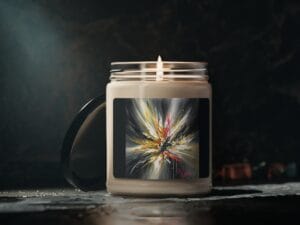 Fuoco d'Arte- Fire of Art  Scented Soy Candle, 9oz