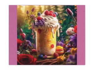 Sugar Serenade: An Enchanted Feast of Forest Treasures Jigsaw Puzzle 1 (30, 110, 252, 500,1000-Piece)