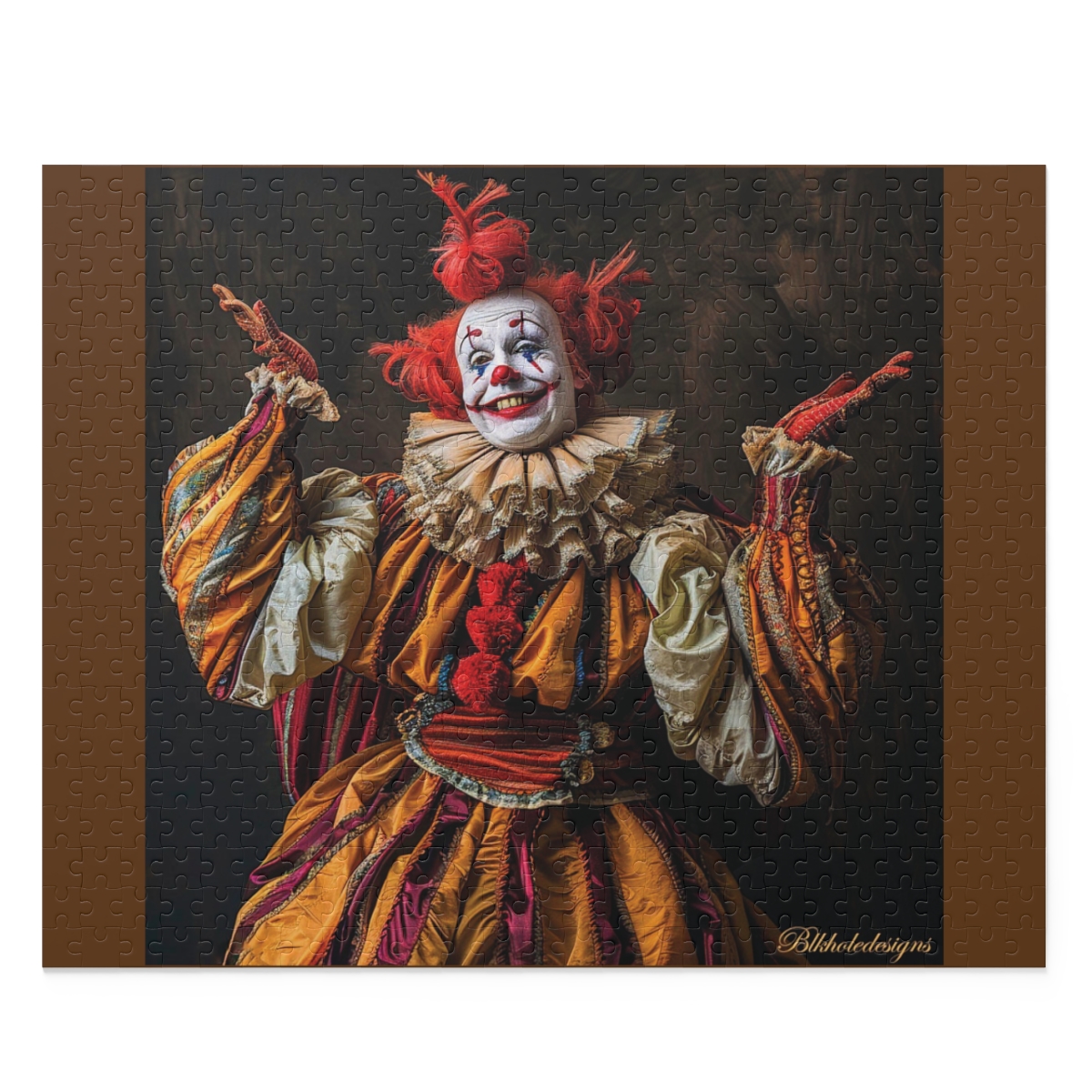 The Harlequin’s Haute Couture: A Tapestry of Jest (120, 252, 500-Piece)