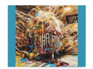 The Dance of Chaos and Beauty: A Contemporary Art Odyssey (120, 252, 500-Piece)