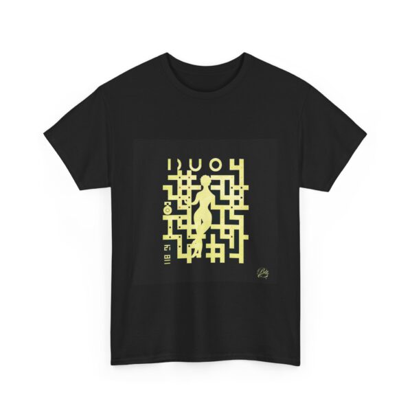 Labyrinthine Muse: The Art of Subtlety- Unisex Heavy Cotton Tee - Image 7